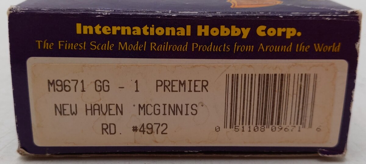 IHC M9671 HO Scale New Haven "McGinnis" Powered GG-1 Electric Locomotive VG/Box