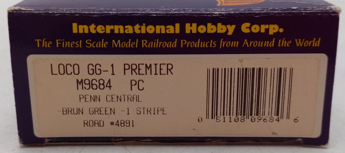 IHC M9684 HO Scale Penn Central Diesel Locomotive #4891 EX/Box