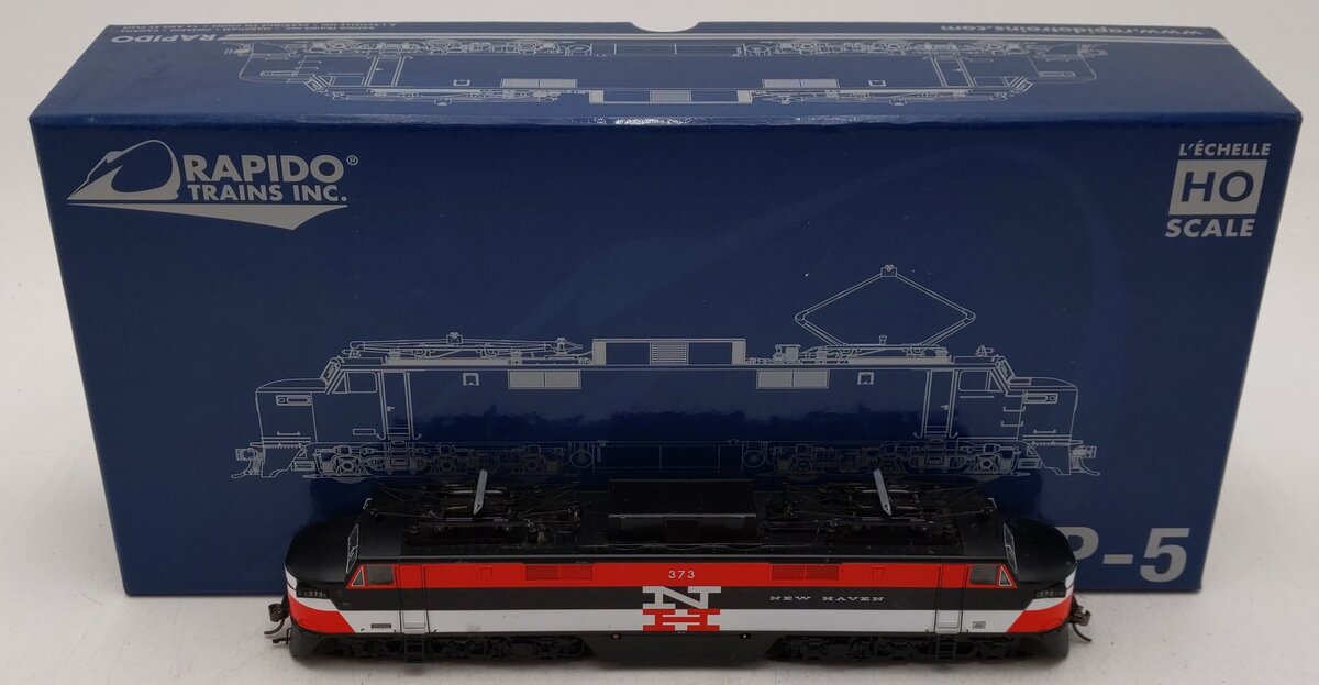 Rapido Trains 084004 HO New Haven Delivery No Vents EP5 Electric Locomotive #373 EX/Box