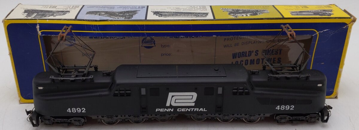 AHM 5160-J AHM/Rivarossi 5160-J HO Penn Central GG-1 Electric Locomotive #4892 VG/Box