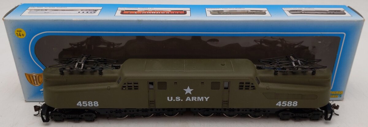 IHC M9675 HO Scale United States Army Powered GG-1 Electric Locomotive VG/Box