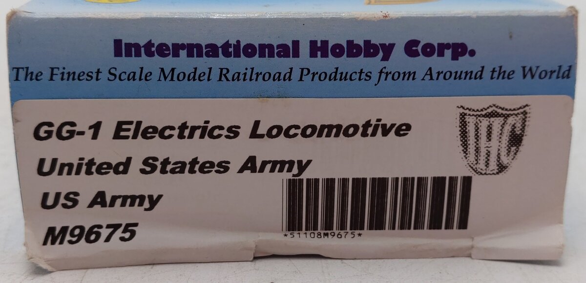 IHC M9675 HO Scale United States Army Powered GG-1 Electric Locomotive VG/Box