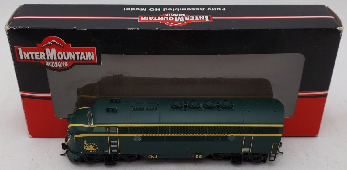 InterMountain 49123-03 HO Scale Jersey Central Lines Diesel Locomotive #56 VG/Box
