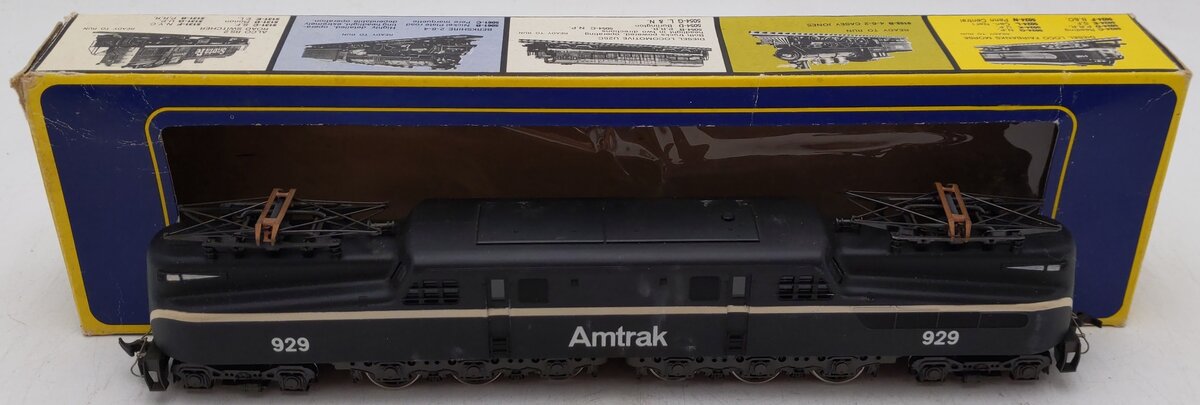 AHM 5160-K HO Scale Amtrak GG-1 Electric Locomotive #929 VG/Box