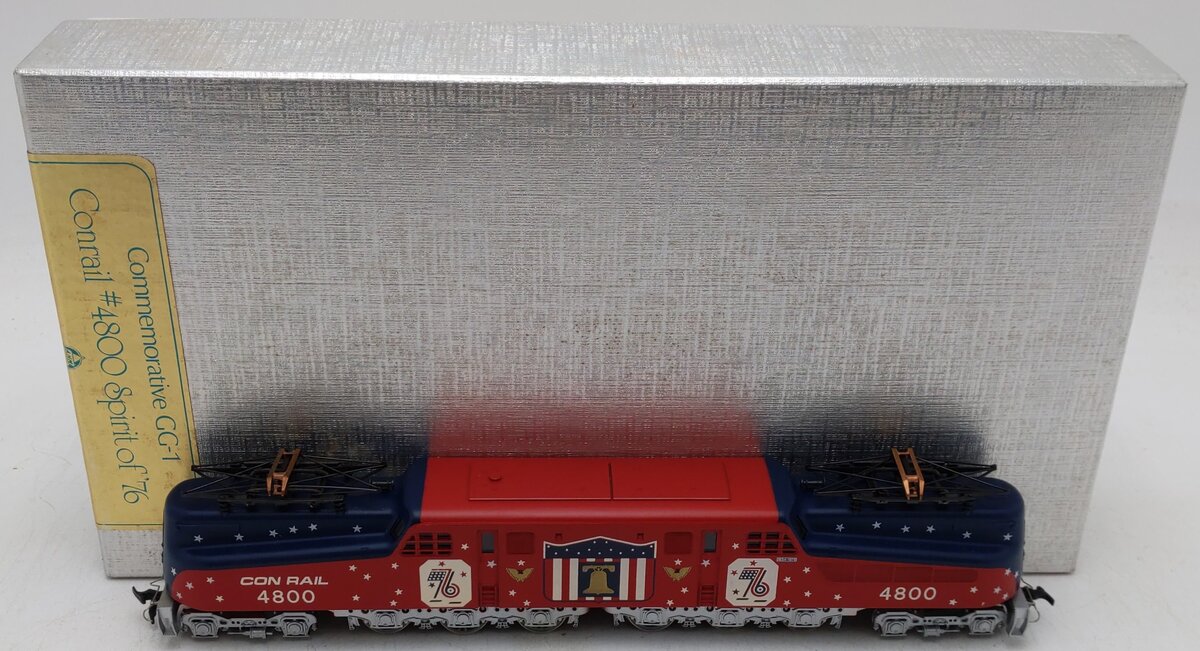 AHM 4800 HO Scale Conrail Spirit of ‘76 GG-1 Electric Locomotive #4800 EX/Box