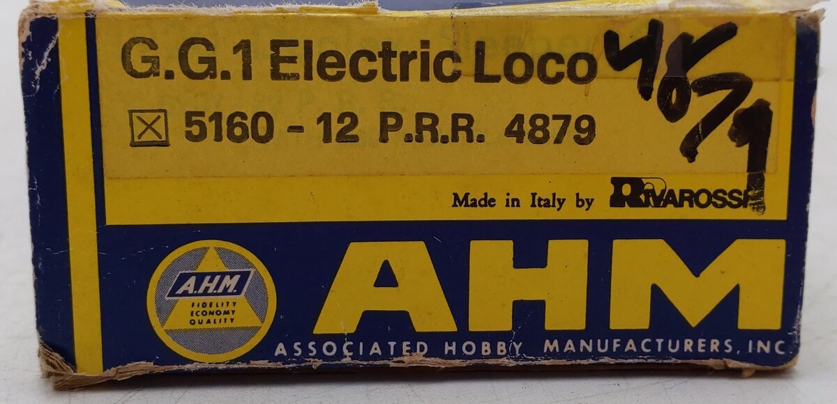 AHM HO Scale Pennsylvania Railroad Electric Locomotive #4879 EX/Box