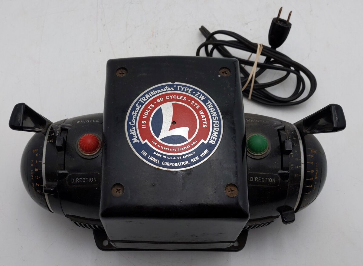 Lionel ZW Vintage O Gauge Trainmaster 275 Watt Transformer with Whistle VG