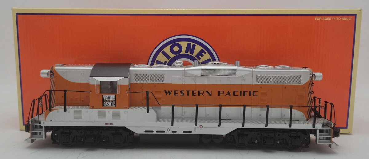 Lionel 6-28340 Western Pacific GP7 Diesel Locomotive #705 EX/Box
