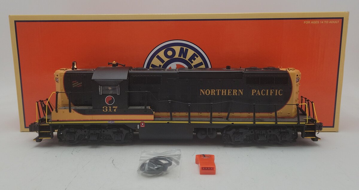 Lionel 6-34738 Northern Pacific Legacy GP9 Diesel Locomotive #317 VG/Box