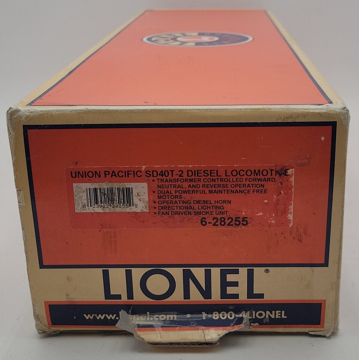 Lionel 6-28255 Union Pacific SD40T-2 Diesel Locomotive #4551 EX/Box