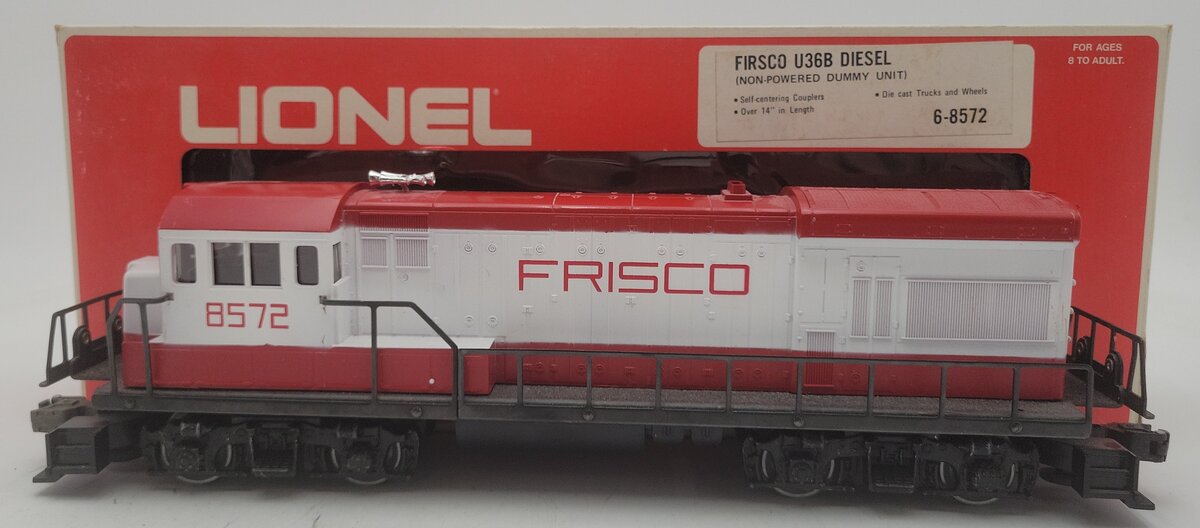 Lionel 6-8572 O Gauge Frisco U36B Diesel Dummy Unit EX/Box