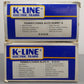 K-Line K2121 O Gauge Pennsylvania Alco AA Diesel Locomotive Set #2121 VG/Box