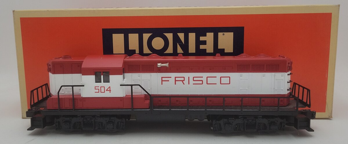 Lionel 6-18504 O Gauge Frisco GP-7 Diesel Locomotive #504 EX/Box