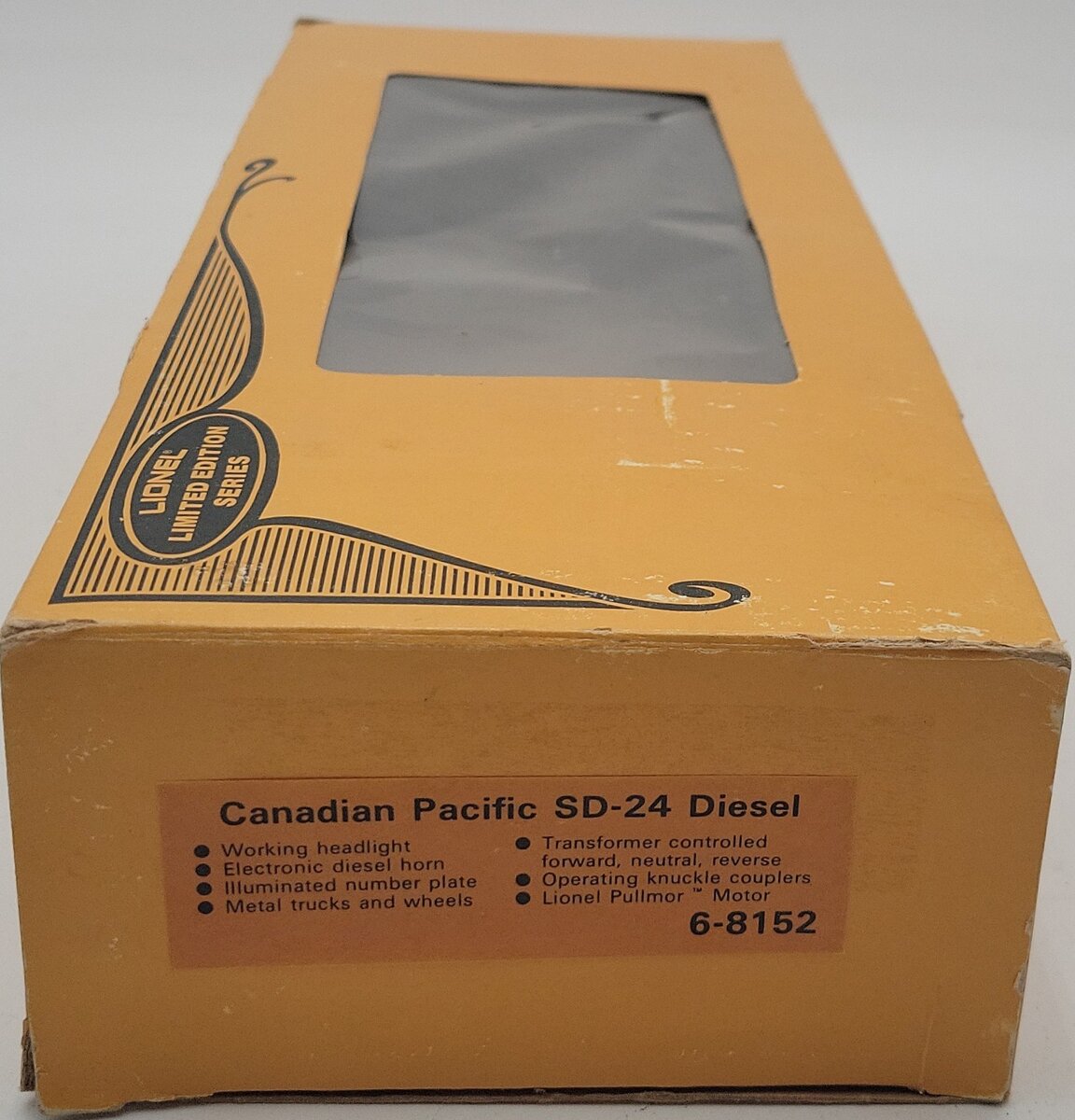Lionel 6-8152 Canadian Pacific SD24 Diesel Locomotive #8152 VG/Box