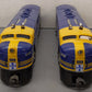 Lionel 6-18117 O Gauge Santa Fe Blue/Yellow F3 AA Diesel Set EX/Box
