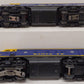 Lionel 6-18117 O Gauge Santa Fe Blue/Yellow F3 AA Diesel Set EX/Box