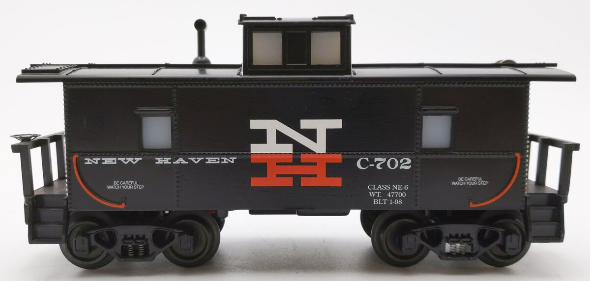 Lionel 6-22663 O Gauge New Haven Illuminated Caboose Car #702 EX/Box