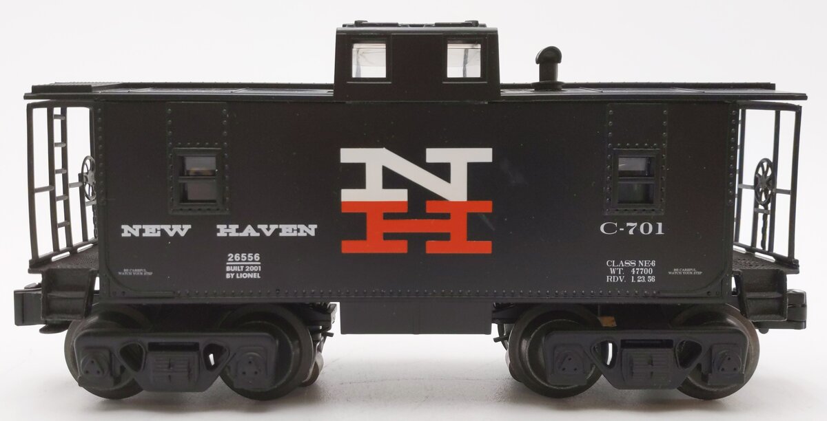 Lionel 6-26556 O Gauge New Haven Square Window Caboose #C701 EX/Box