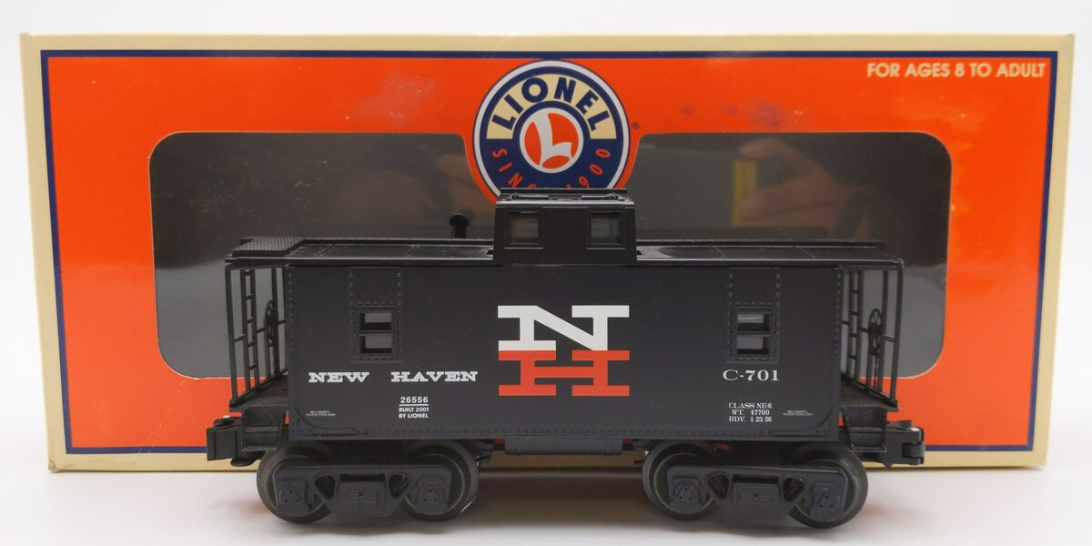 Lionel 6-26556 O Gauge New Haven Square Window Caboose #C701 EX/Box