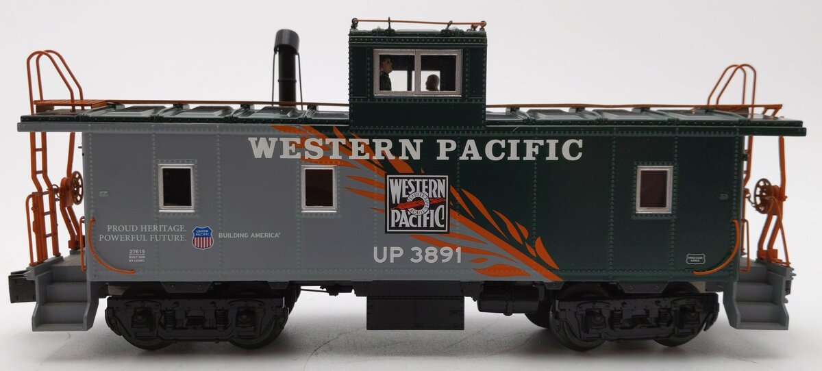 Lionel 6-27619 O Gauge Western Pacific U.P. Heritage CA-4 Caboose #3891 LN/Box