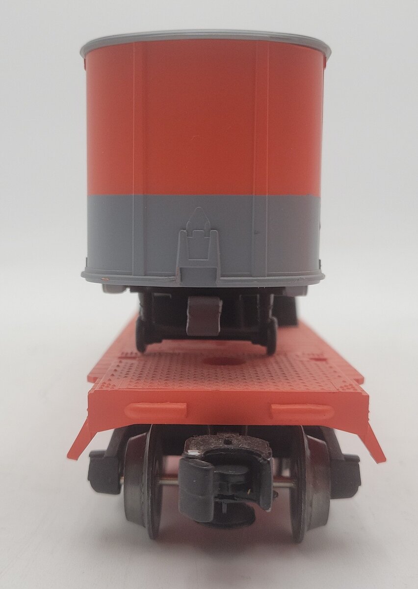 Lionel 6-52187 O Gauge Madison Hardware Flatcar w/ Piggyback Vans VG/Box