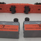 Lionel 6-52187 O Gauge Madison Hardware Flatcar w/ Piggyback Vans VG/Box