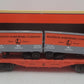 Lionel 6-52187 O Gauge Madison Hardware Flatcar w/ Piggyback Vans VG/Box