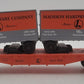 Lionel 6-52187 O Gauge Madison Hardware Flatcar w/ Piggyback Vans VG/Box