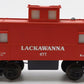 K-Line K677 Lackawanna Illuminated Caboose #677 VG