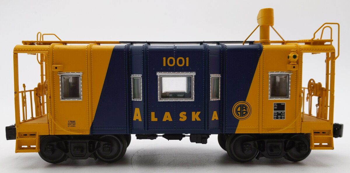 Lionel 6-17695 O Gauge Alaska I-12 Illuminated Caboose #1001 EX/Box