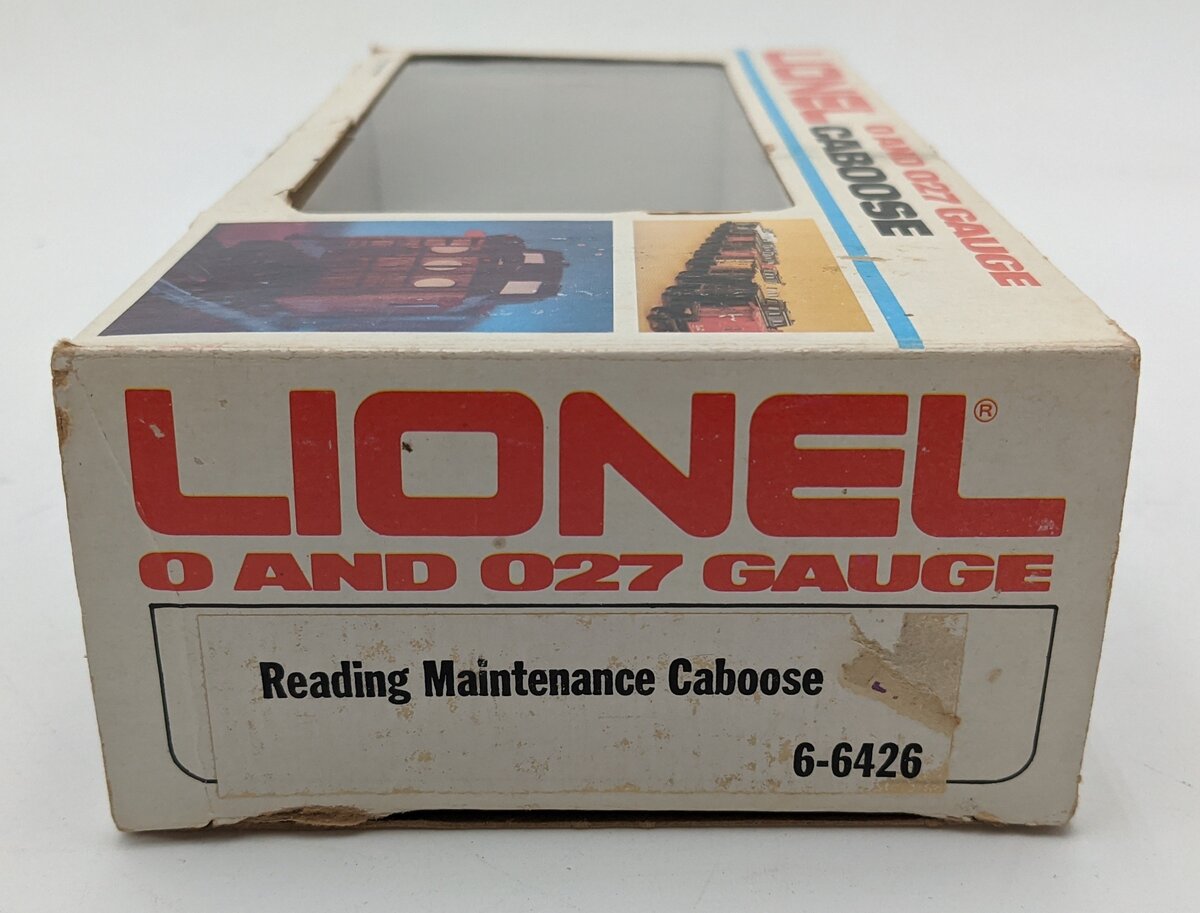Lionel 6-6426 O Gauge Reading Maintenance Caboose LN/Box