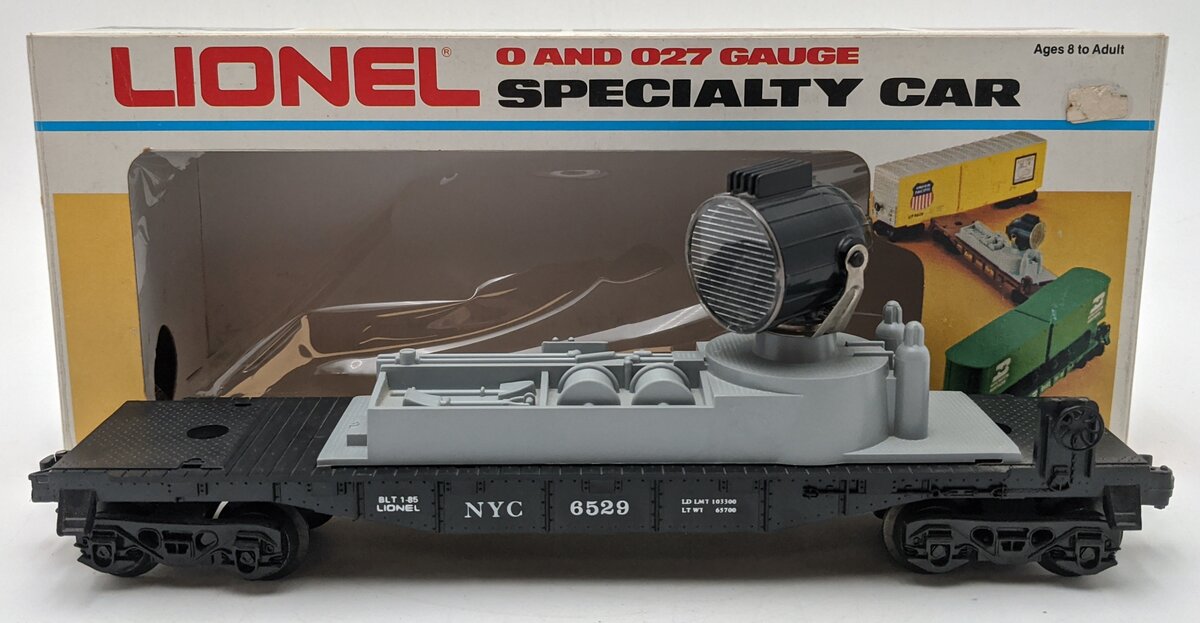 Lionel 6-6529 O Gauge New York Central Operating Searchlight Car #6529 LN/Box