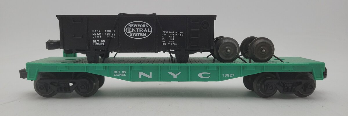 Lionel 6-16927 O Gauge New York Central Flatcar w/ Gondolas EX/Box