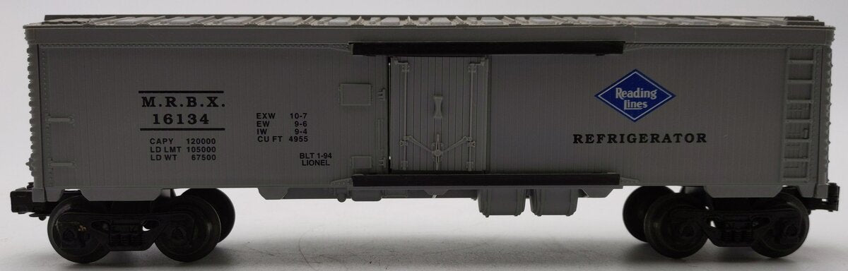 Lionel 6-16134 O Gauge Reading Reeferigerator Box Car #16134 EX