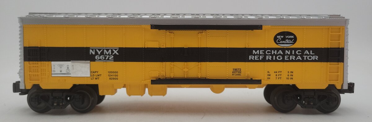 Lionel 6-19572 O Gauge Archive Collection PWC New York Central Reefer #6672 EX/Box