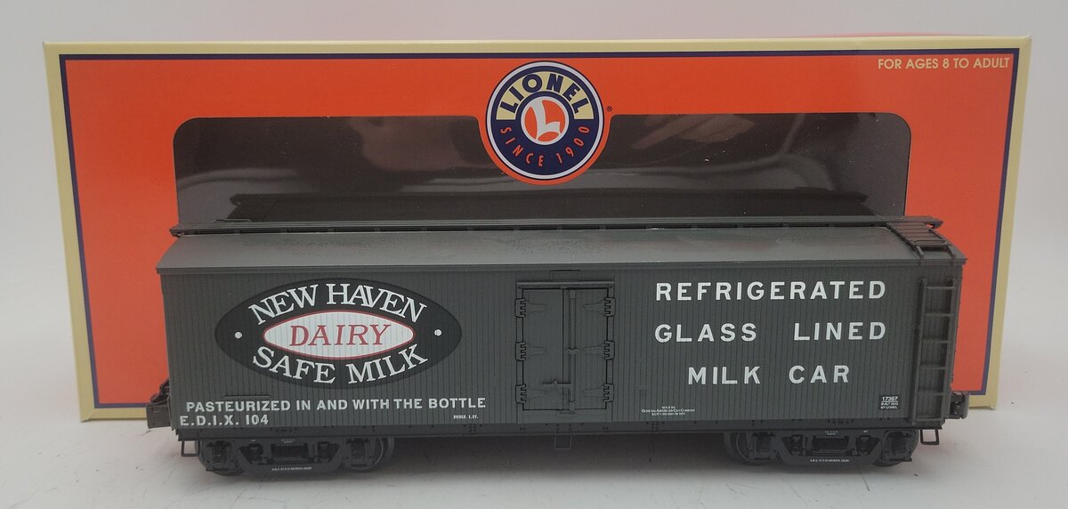 Lionel 6-17367 O Gauge New Haven General American Milk Car #104 EX/Box