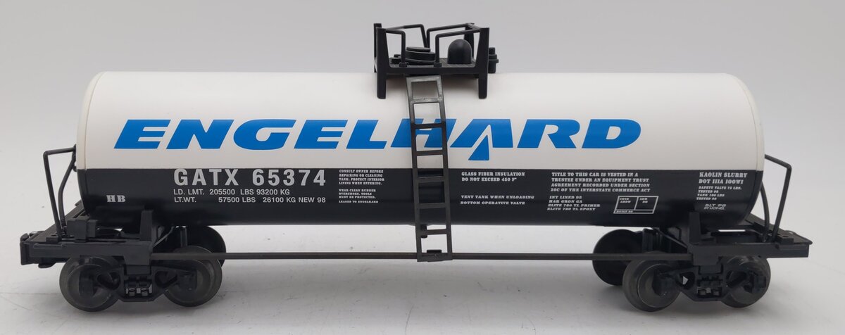 Lionel 6-17914 O Gauge Engelhard Unibody Tank Car #65374 VG/Box