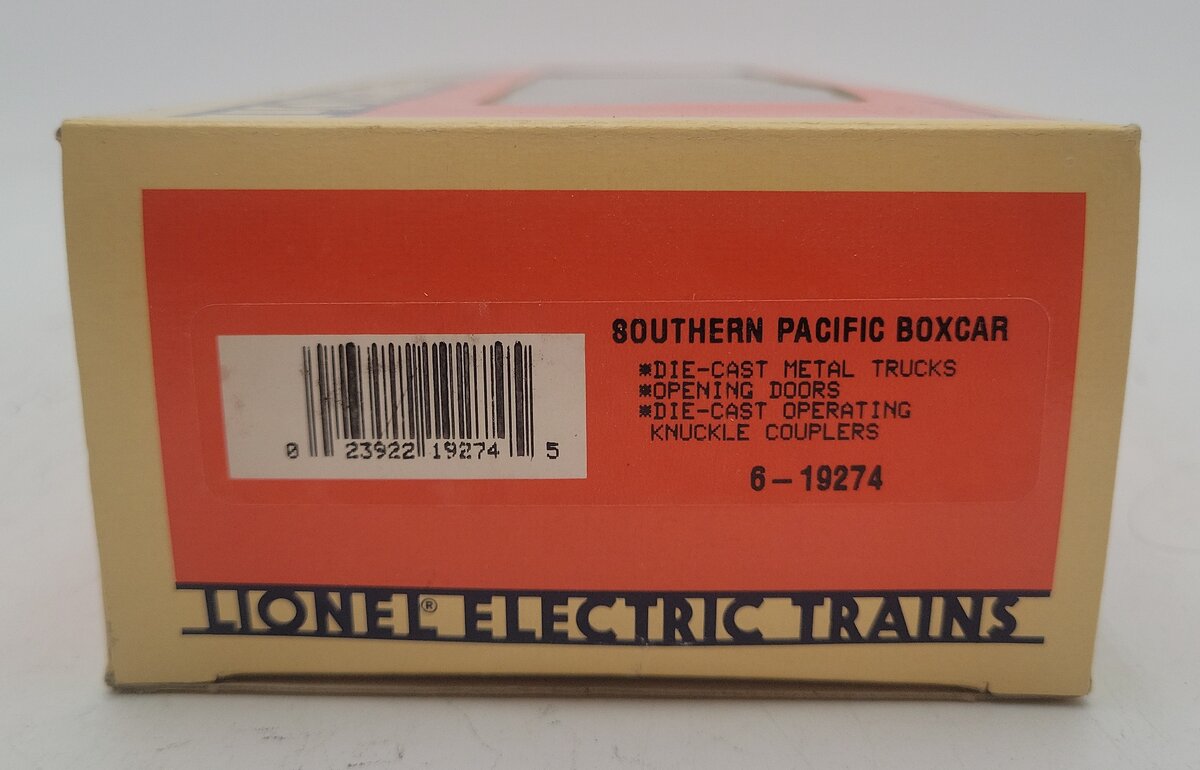 Lionel 6-19274 O Gauge Southern Pacific Boxcar #6464225 EX/Box