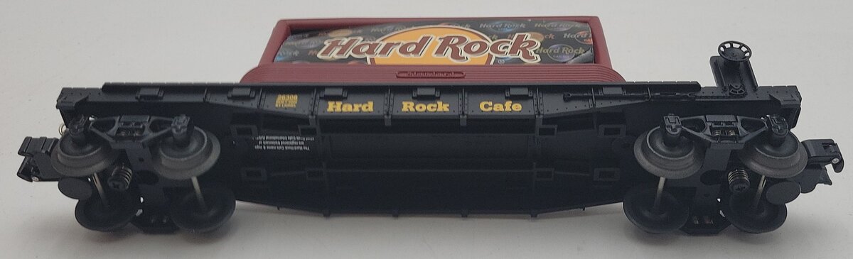 Lionel 6-26308 O Gauge Hard Rock Cafe® Flatcar with Billboards EX/Box