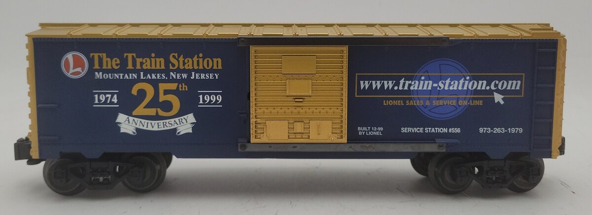 Lionel 6-36215 O Gauge Train Station 25th Anniversary Boxcar VG/Box