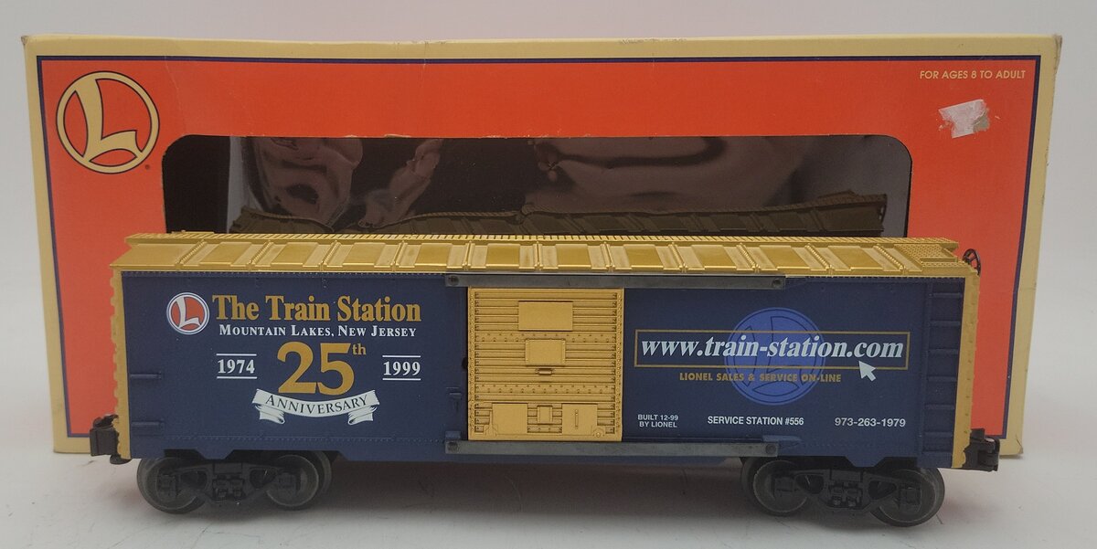 Lionel 6-36215 O Gauge Train Station 25th Anniversary Boxcar VG/Box