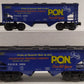 RMT 96393 O Gauge 2-Bay Cvd. "Pride of Newark" Beer Hopper Car /2pk LN/Box