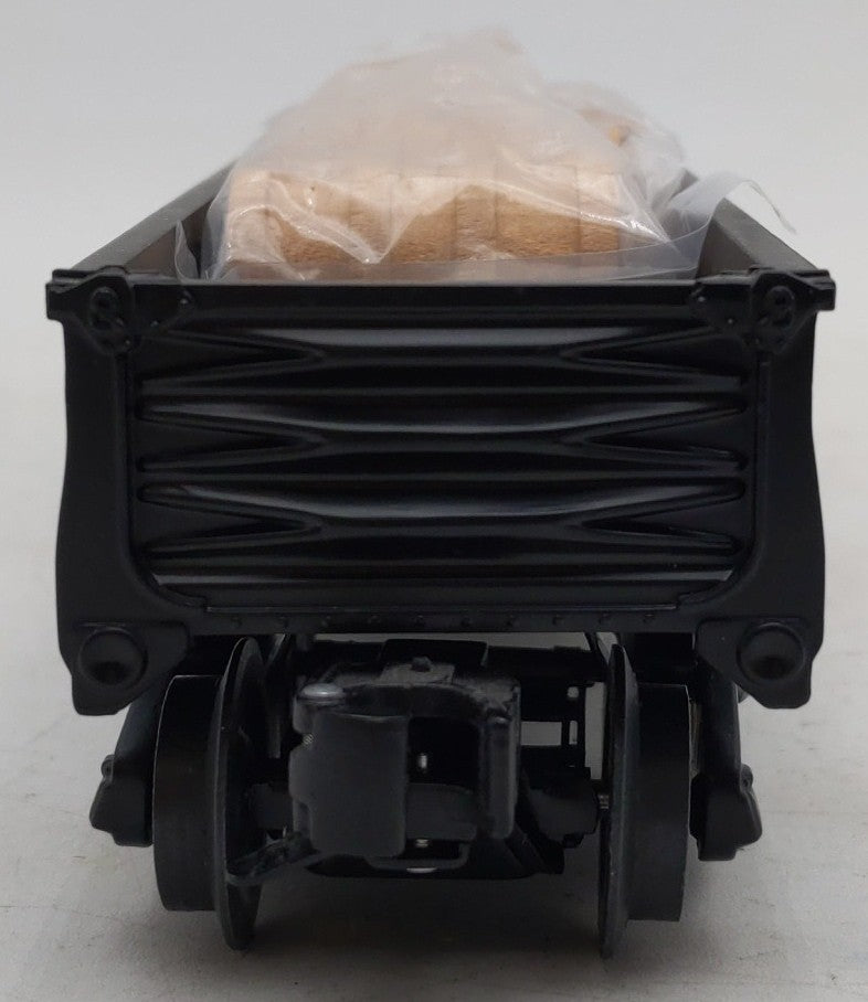Lionel 6-6462 New York Central Black Long Gondola w/Wood Barrels LN/Box