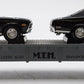 MTH 30-7661 O Gauge MTH Auto Transport Flatcar with Ertl '70 Novas #1970 EX/Box