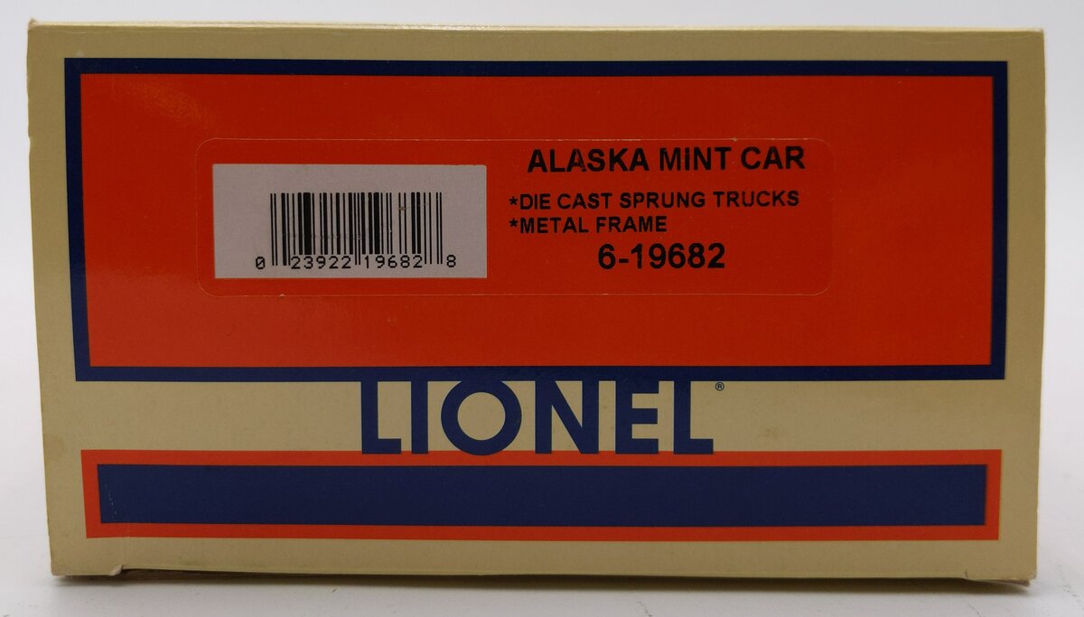 Lionel 6-19682 O Gauge Alaska Klondike Mining Co. Mint Car #19682 LN/Box
