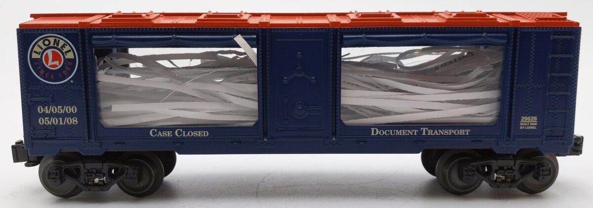 Lionel 6-29626 O Gauge "Case Closed" Mint Car #29626 LN/Box
