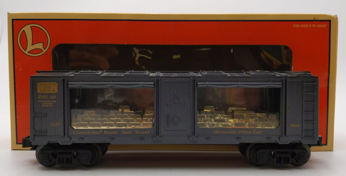 Lionel 6-19660 O Gauge Lionelville Armored Mint Car #9660 EX/Box