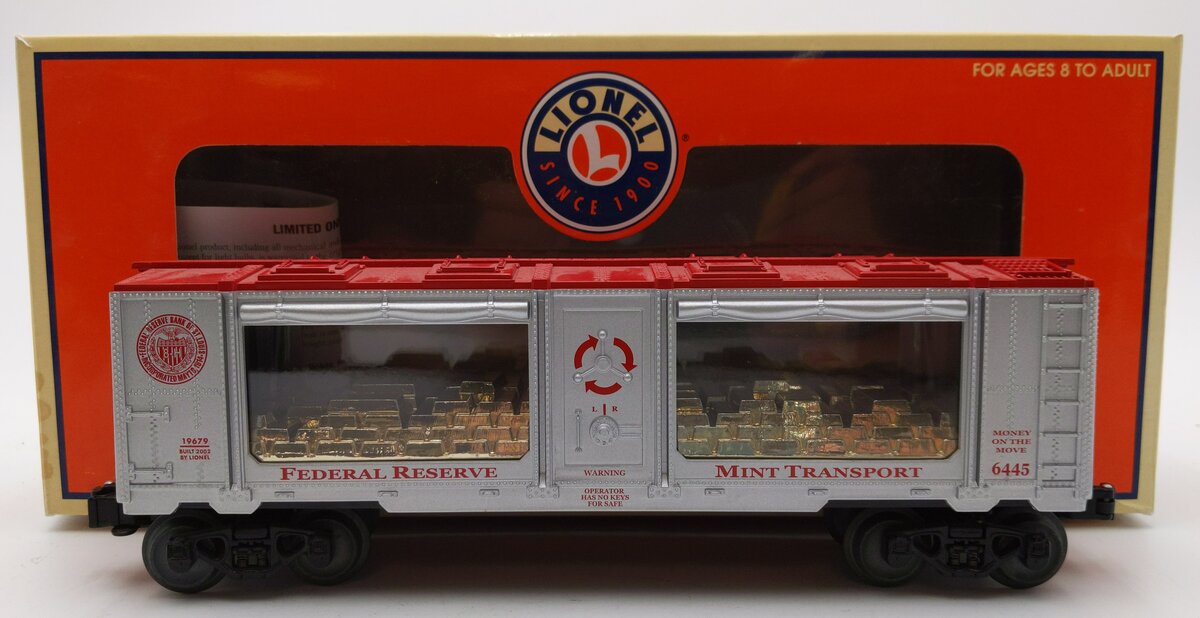 Lionel 6-19679 O Gauge St. Louis Federal Reserve Mint Car #6445 EX/Box