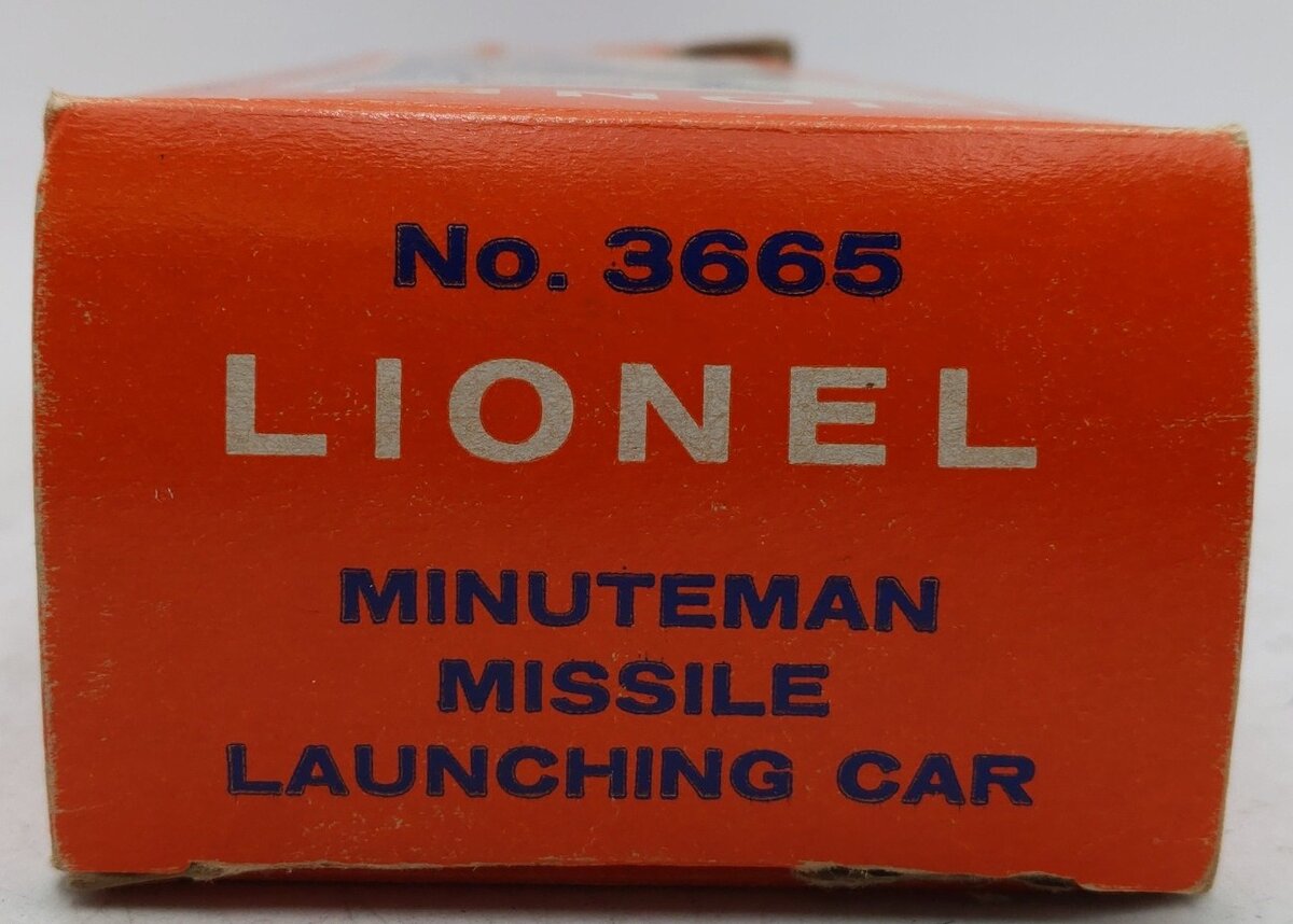 Lionel 3665 Vintage O Gauge US Air Force Minuteman Missile Launching Car VG/Box