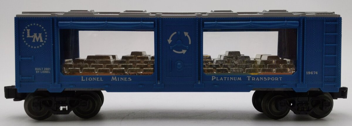 Lionel 6-19674 O Gauge Lionel Lines Platinum Mint Car #19674 EX